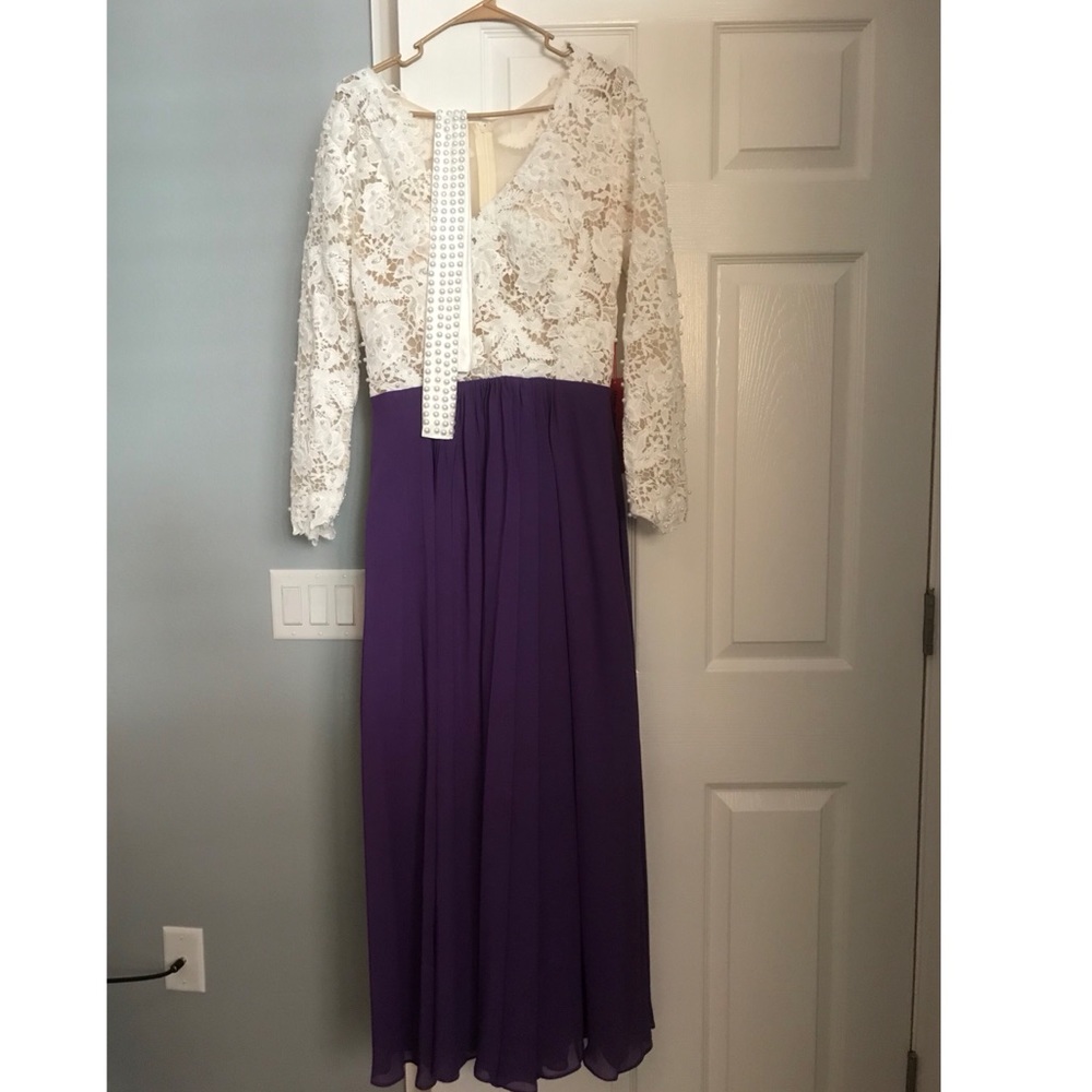Lace prom dress